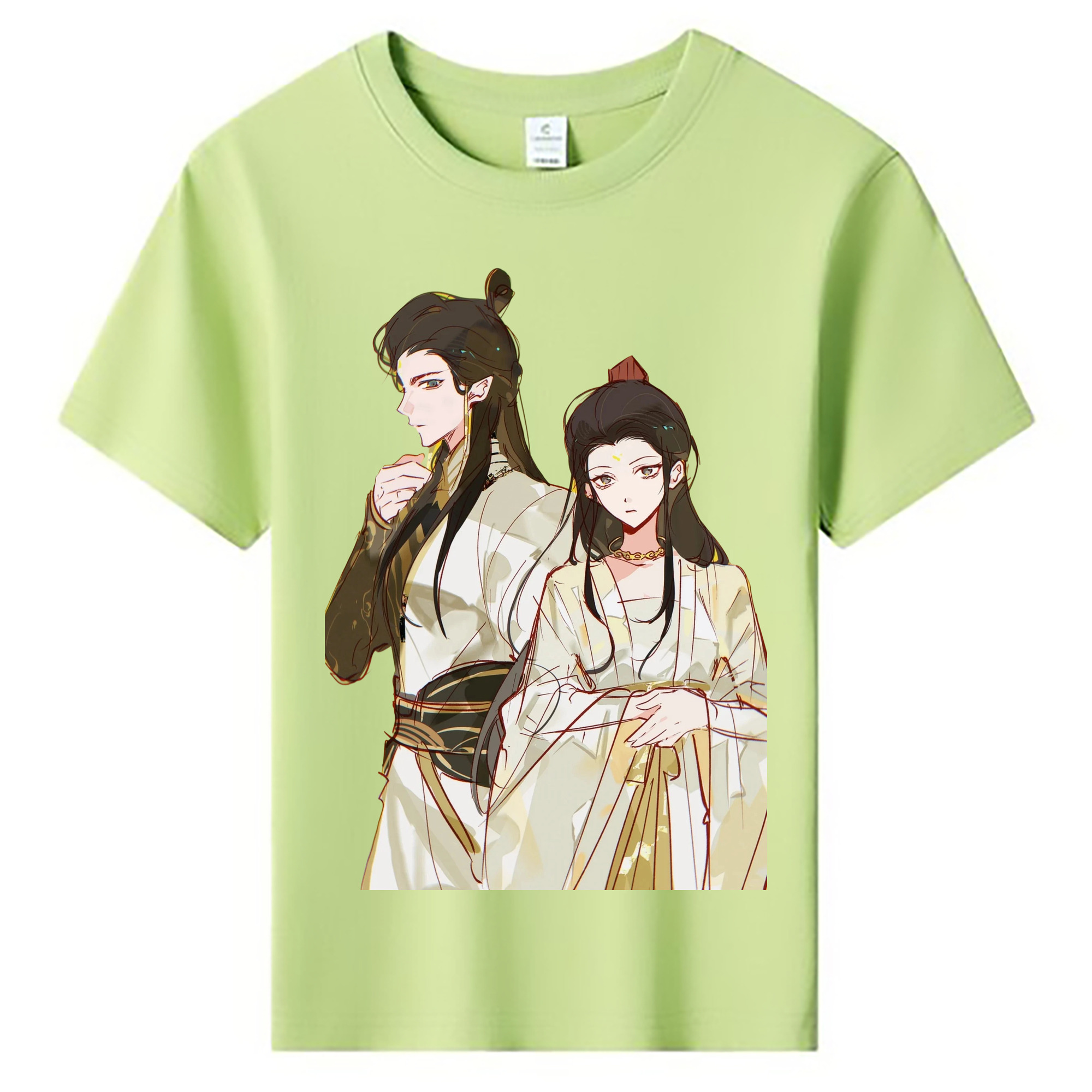 （画像用） Ne Zha 2 ナタ 魔童の大暴れ 綿100％キッズTシャツ（フロントプリント）